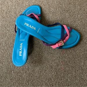 Prada size 38 light blue